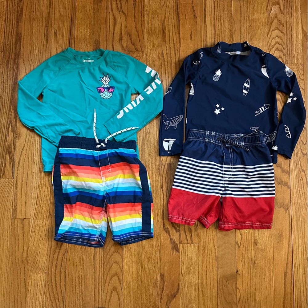 Long Sleeve Swim Sets (2)
